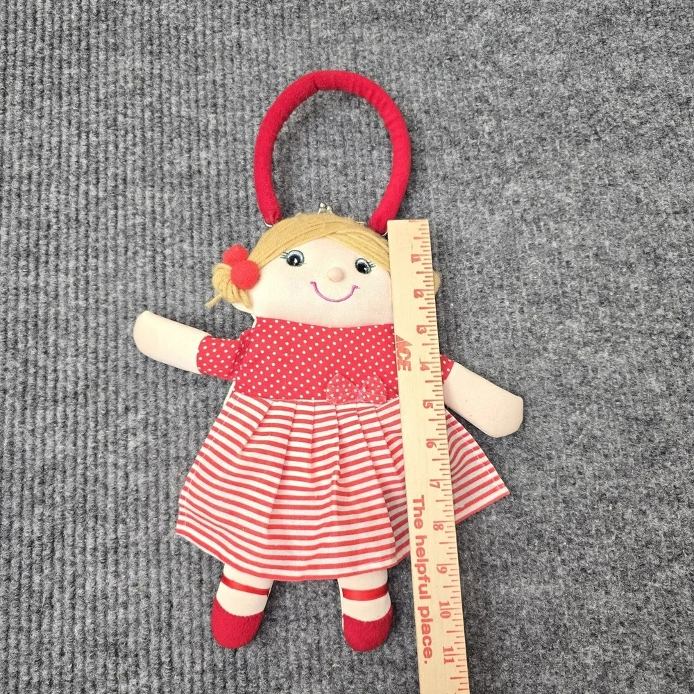 Soft Rag Doll‎ Purse Bag With Handle Yarn Hair 12